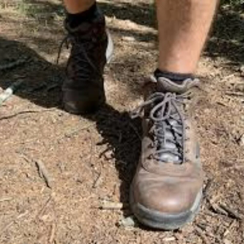 Timberland Men's Brown White Ledge 12135 Leather Waterproof Trail Hiking Boot 13